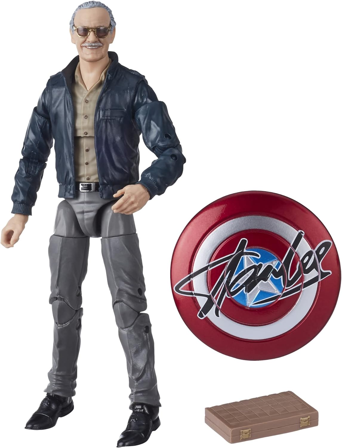 Marvel Legends Stan Lee with Captain America's Shield
