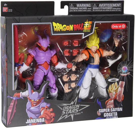 Dragon Ball Super Dragon Stars Series Janenba VS Super Saiyan Gogeta Action Figures 2 Pack