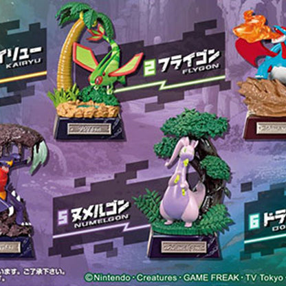 Re-ment Pokémon Pocket Statue Dragon Type, 6 Packs Box