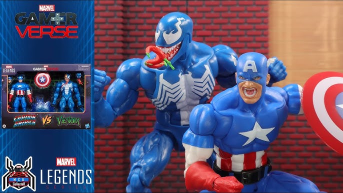 Marvel Legends Gamerverse Captain America Vs Venom Figures