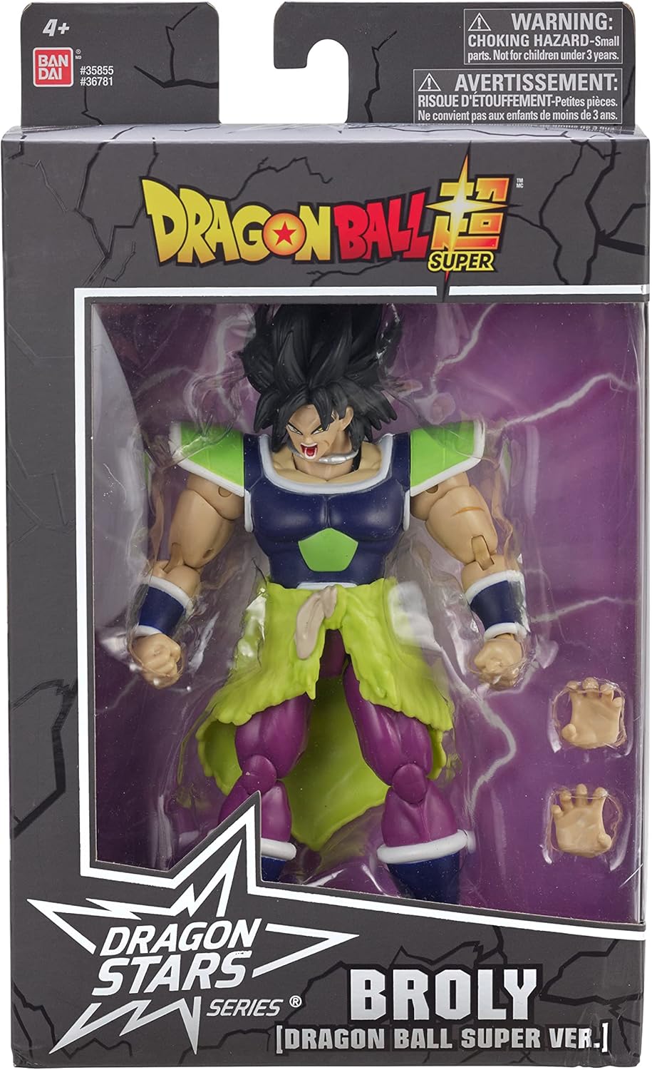 Bandai America - Dragon Ball Super: Dragon Stars Broly 6.5 Action Figure