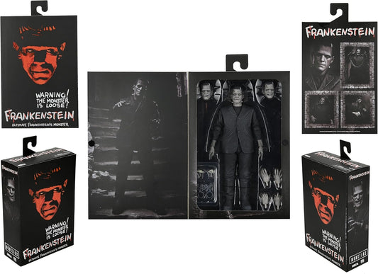 Universal Monsters NECA Frankenstein Action Figure [Ultimate Version, Black & White]