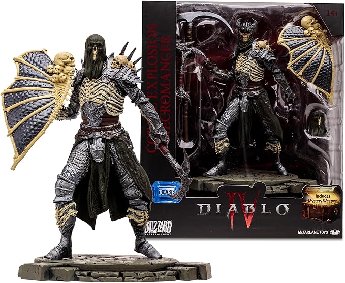 McFarlane Toys - Diablo IV Corpse Explosion Necromancer (Rare) 1:12 Scale Posed Figure
