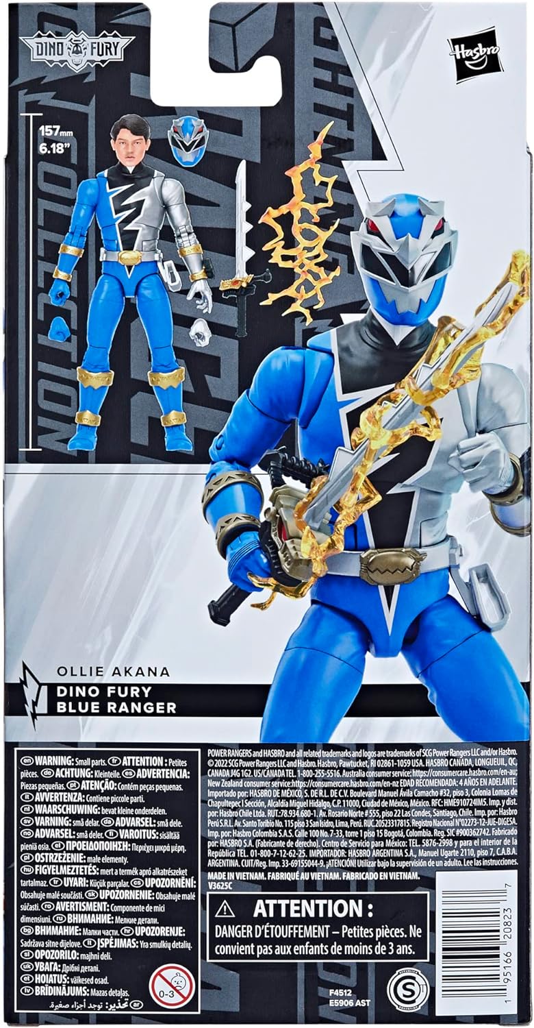 Hasbro Power Rangers - Lightning Collection - Dino Fury Blue Ranger