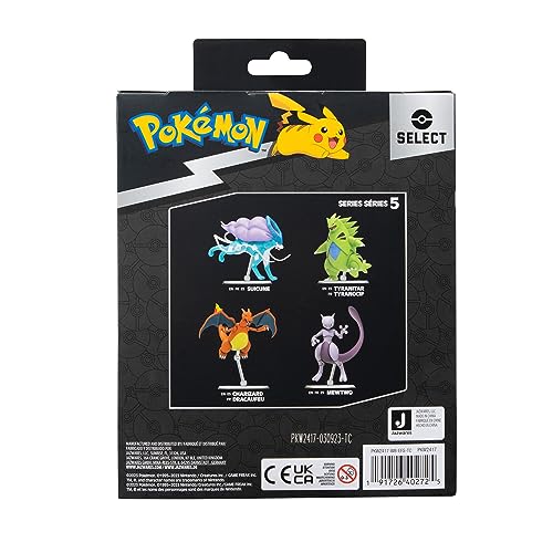 Pokemon Mewtwo Trainer Team Series Figure, Size Ys/M