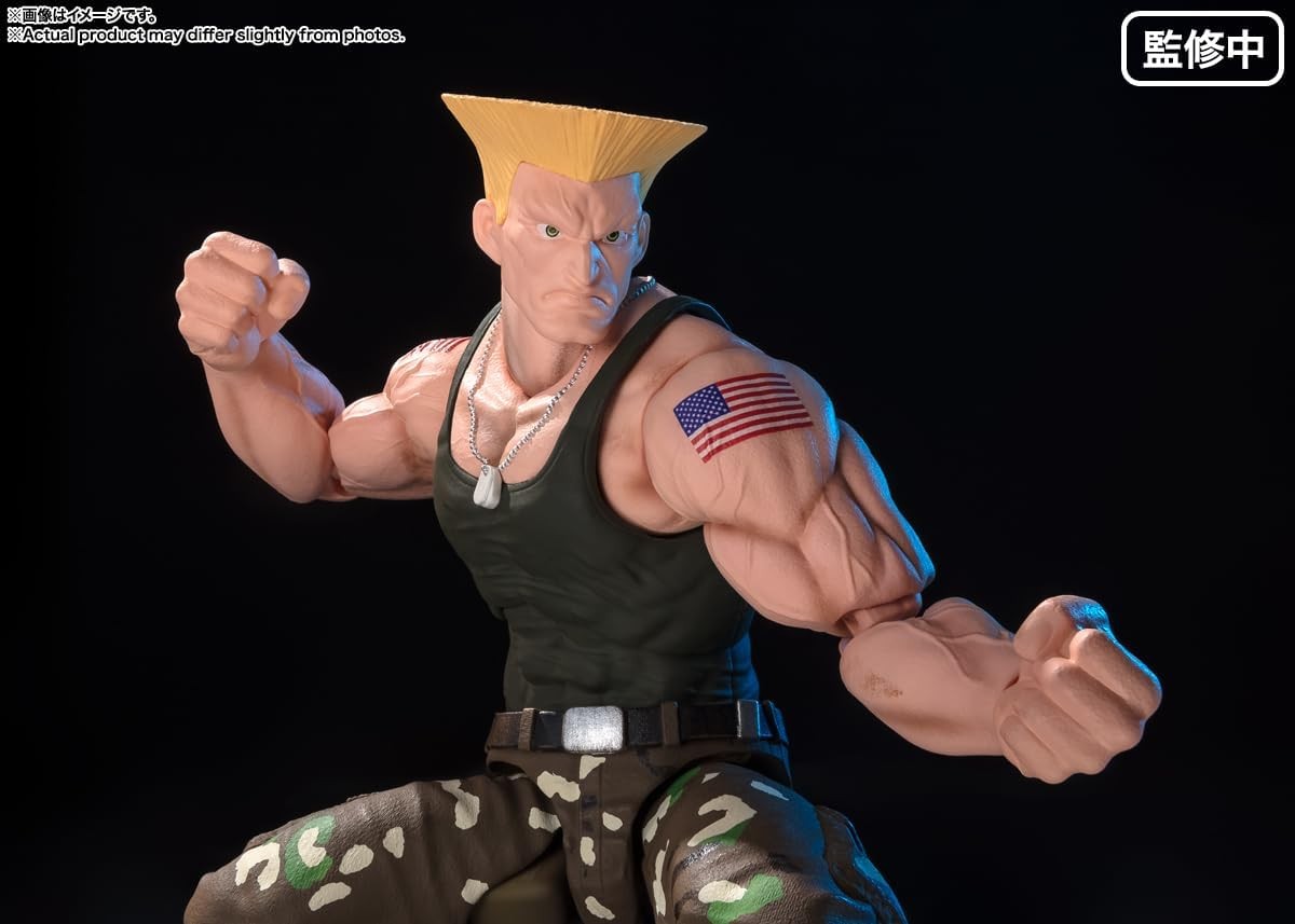 Alliance Entertainment Street Fighter Guile Outfit S.H.Figuarts Action Figure Unisex