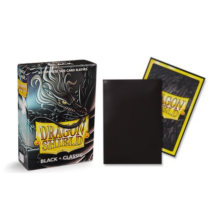 Arcane Tinmen Dragon Shield Japanese Deck Protectors - Black, 60-Pack
