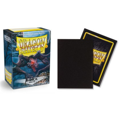 Pokemon Dragon Shield Matte Black Card Sleeves