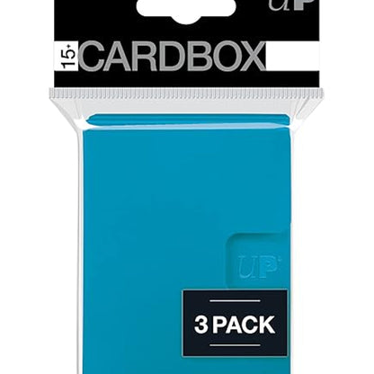 Ultra Pro Card Protector PRO 15+ Box, Light Blue, 3ct
