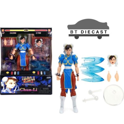 Jada Toys Chun-Li 6" Figure with Accessories, Ultra Street Fighter II