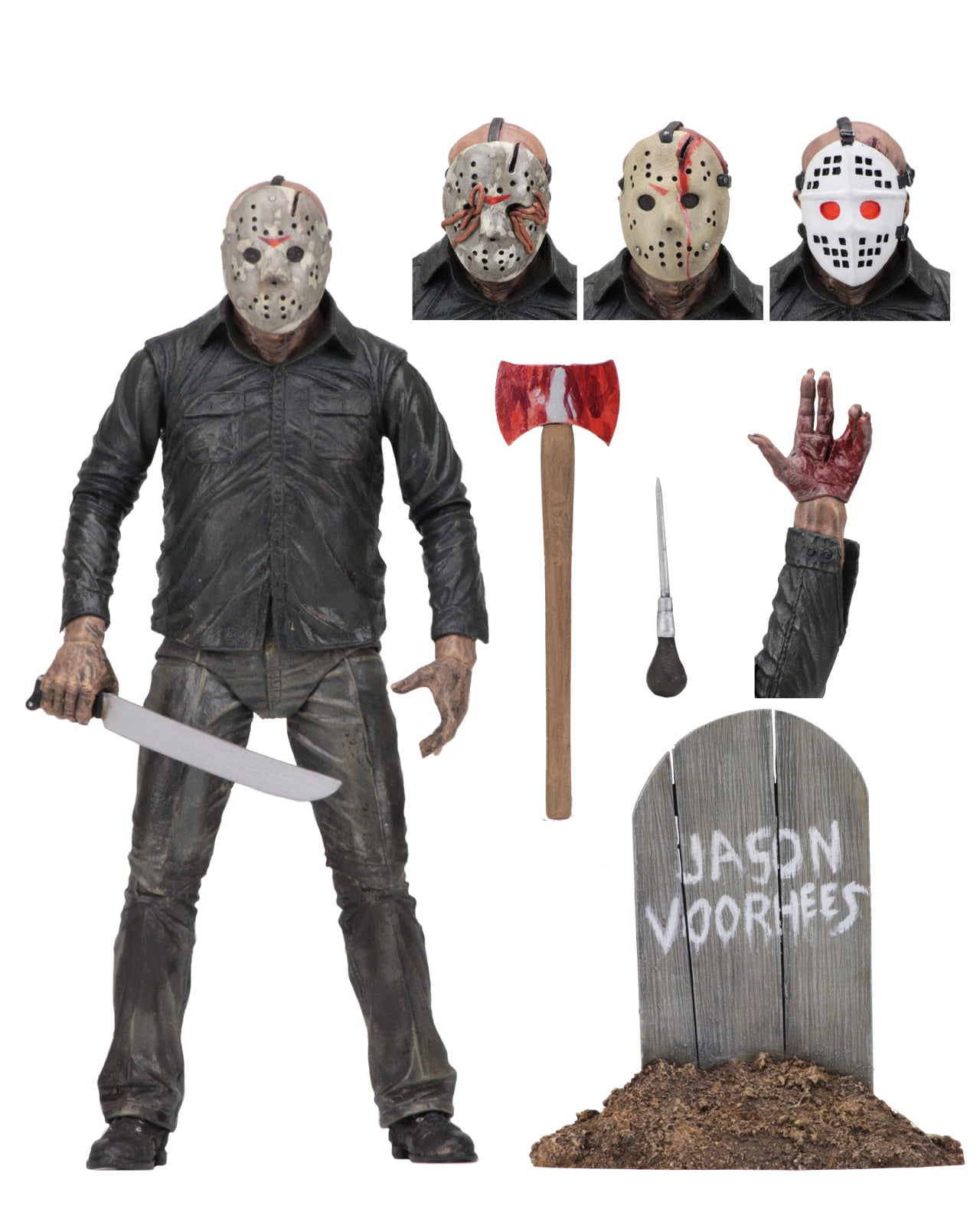 NECA Ultimate Dream Sequence Jason Voorhees 7 Inch Figure 3T