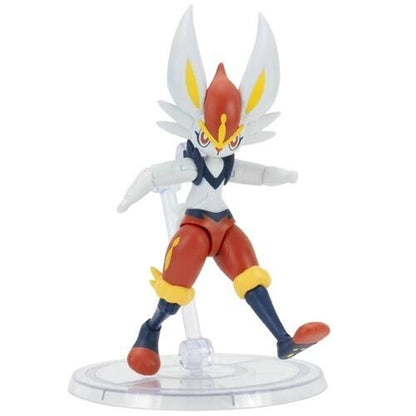 Jazwares Pokémon Cinderace 6-Inch Articulated Action Figure