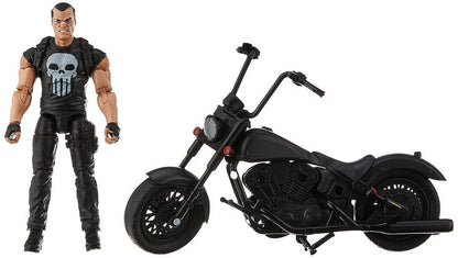 Marvel Legends Series 6-Inch Punisher Action Figure with Motorcycle