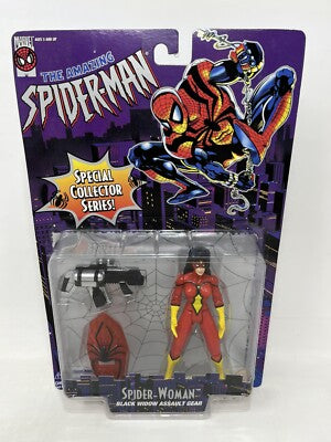 Spiderman Spider-Woman Action Figure Black Widow Assault Gear