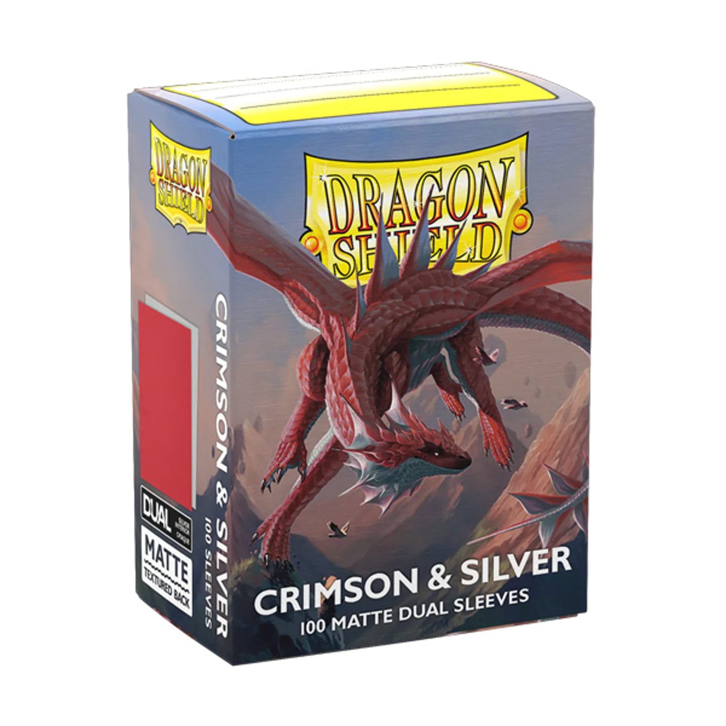 Dragon Shield Matte Dual Yellow & Silver 100 Count