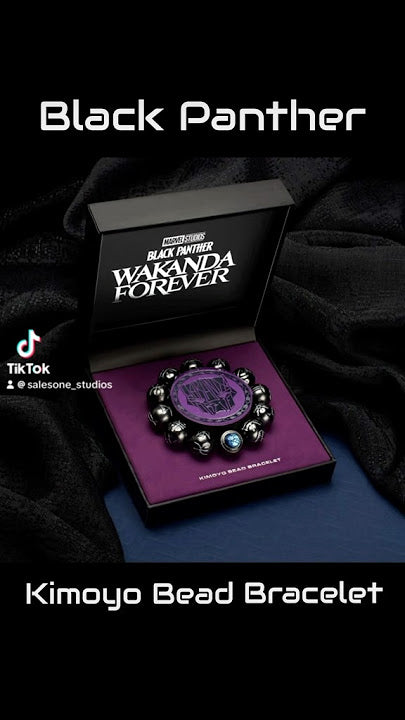 SalesOne Black Panther Wakanda Forever Kimoyo Beads Bracelet