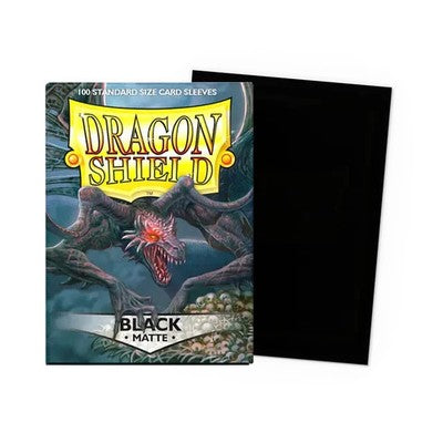 Pokemon Dragon Shield Matte Black Card Sleeves