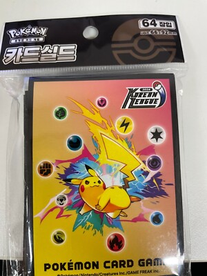 Pokemon Pikachu & Lightning Card Sleeve 64-Pack