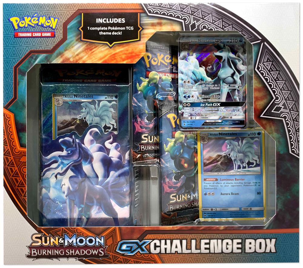 Alolan Ninetales GX Challenge Box - SM - Burning Shadows