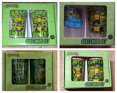 Teenage Mutant Ninja Turtles 16 Oz. Pint Glass 2-Pack