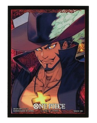 BANDAI One Piece Card Game Sleeves Vol.13 Dracule Mihawk Pack of 1