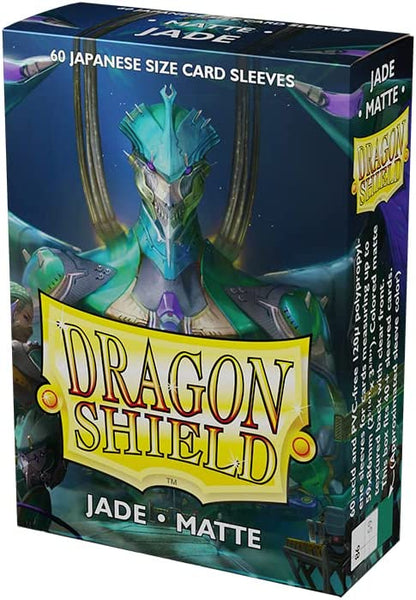 Dragon Shield Japanese Deck Protector 59x86mm Matte Amber, Pack of 60
