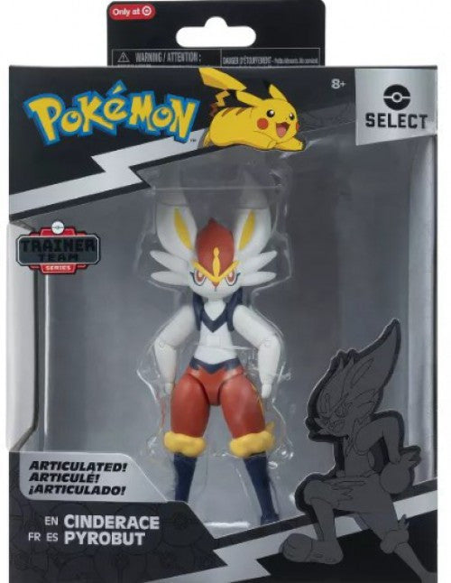 Jazwares Pokémon Cinderace 6-Inch Action Figure for Ages 8+