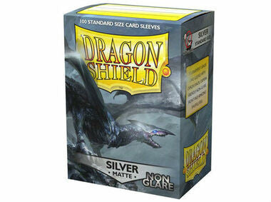 Arcane Tinmen Dragon Shield Matte Silver, 100 Card Sleeves