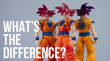 Tamashii Nations S.H. Figuarts Super Saiyan God Son Goku Figure