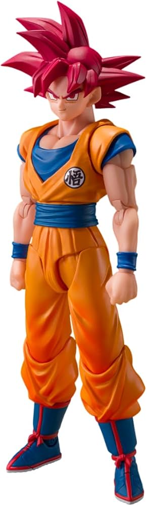 Tamashii Nations S.H. Figuarts Super Saiyan God Son Goku Figure