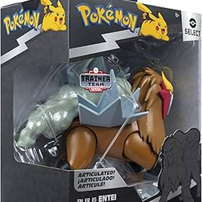 Pok Pok Pokémon Select Entei 6-Inch Super-Articulated Figure