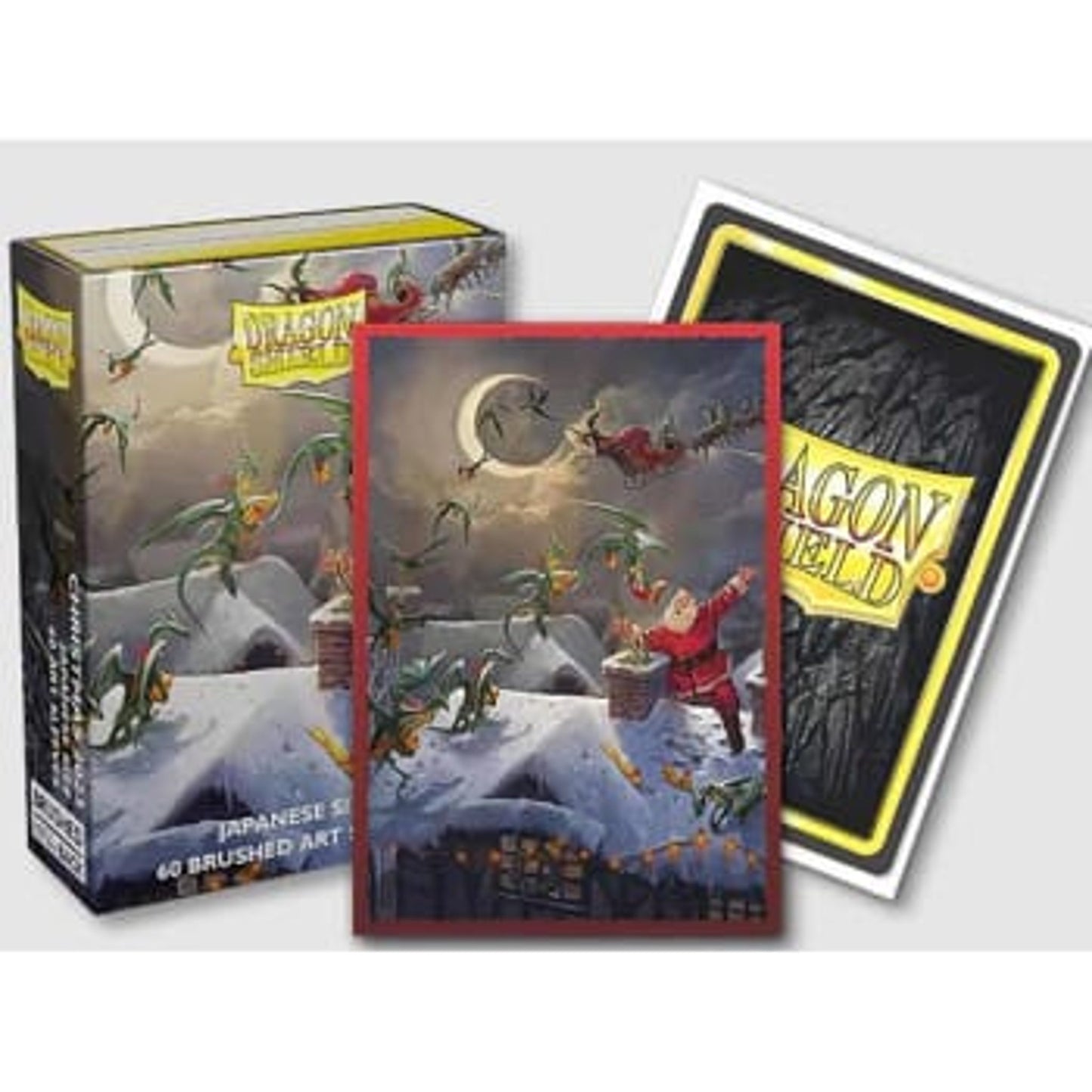 Arcane Tinmen Dragon Shield Japanese Art Brushed Christmas 2023 Deck Protector
