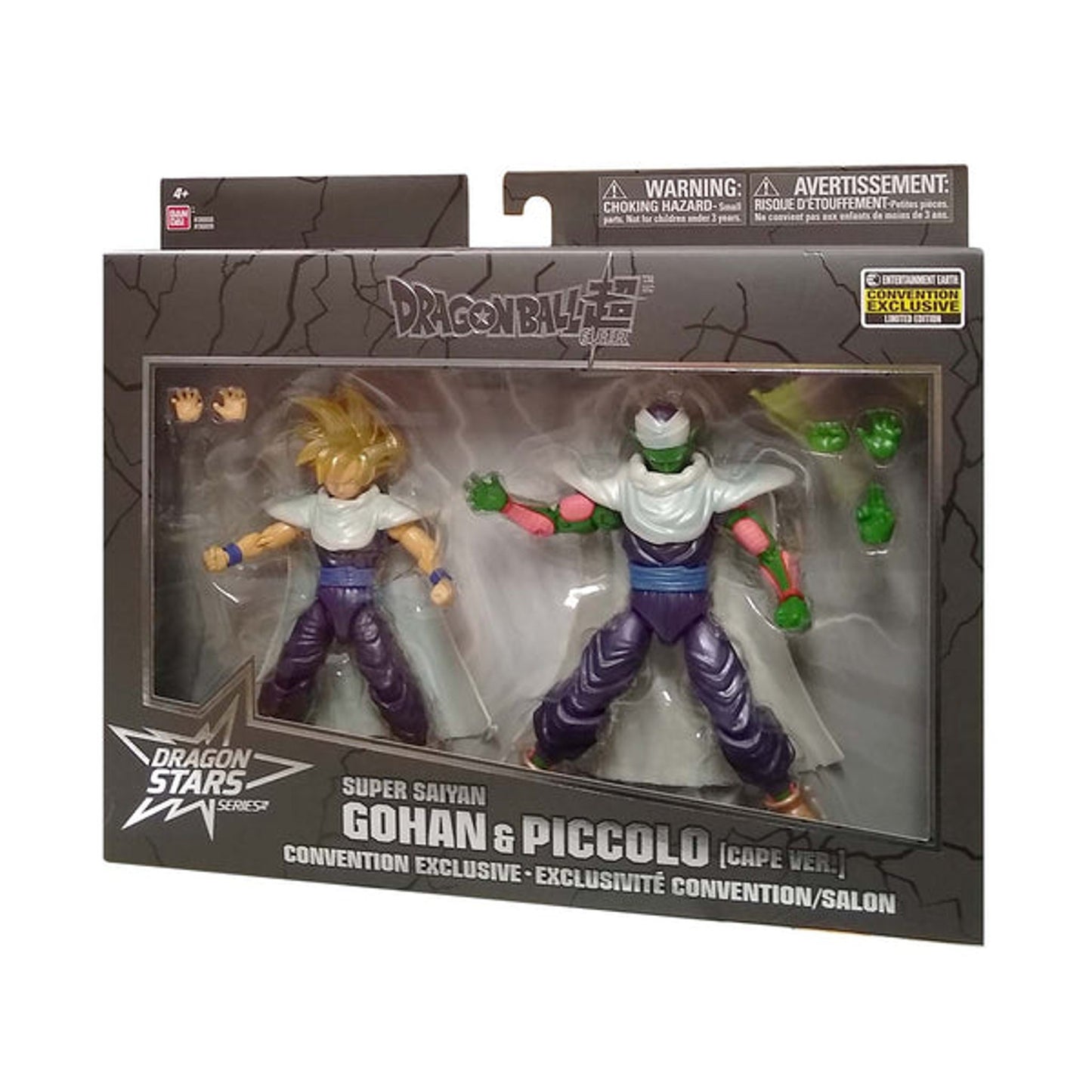 Dragon Stars Series - Dragon Ball Super - Super Saiyan Gohan & Piccolo Cape Version, SDCC 2020 Entertainment Earth Exclusive Action Figure 2-Pack