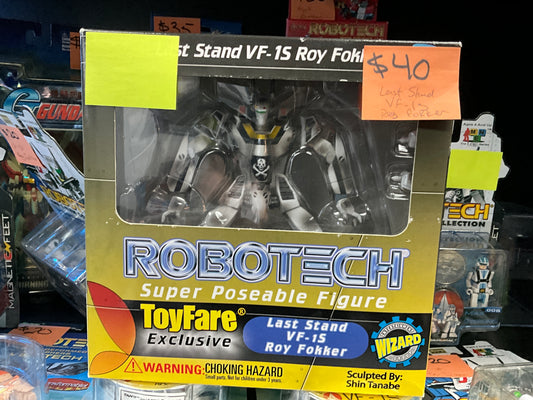 Robotech VF-1S Roy Fokker Figure