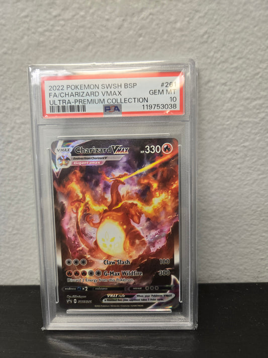 Charizard vmax ultra premium collection psa gem mint 10