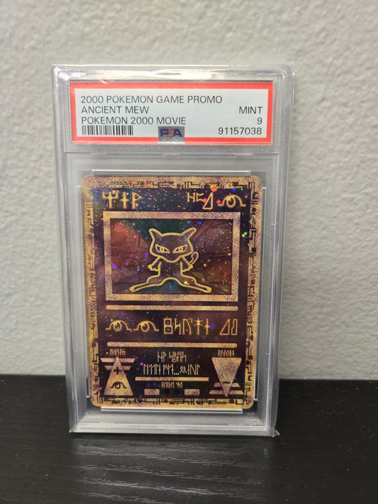 2000 pokemon game promo Ancient Mew PSA Mint 9