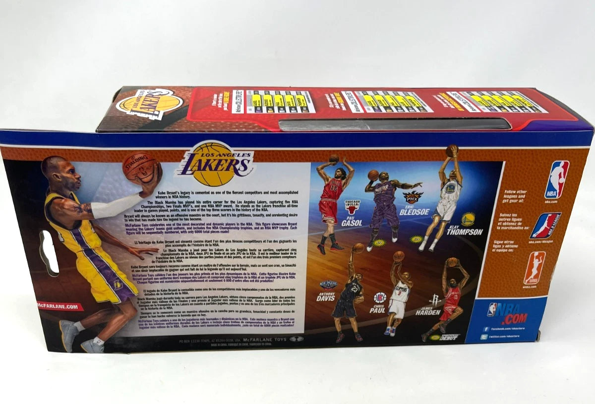 NBA Series 27 Los Angeles Lakers Kobe Bryant Action Figure 1507 of 6000