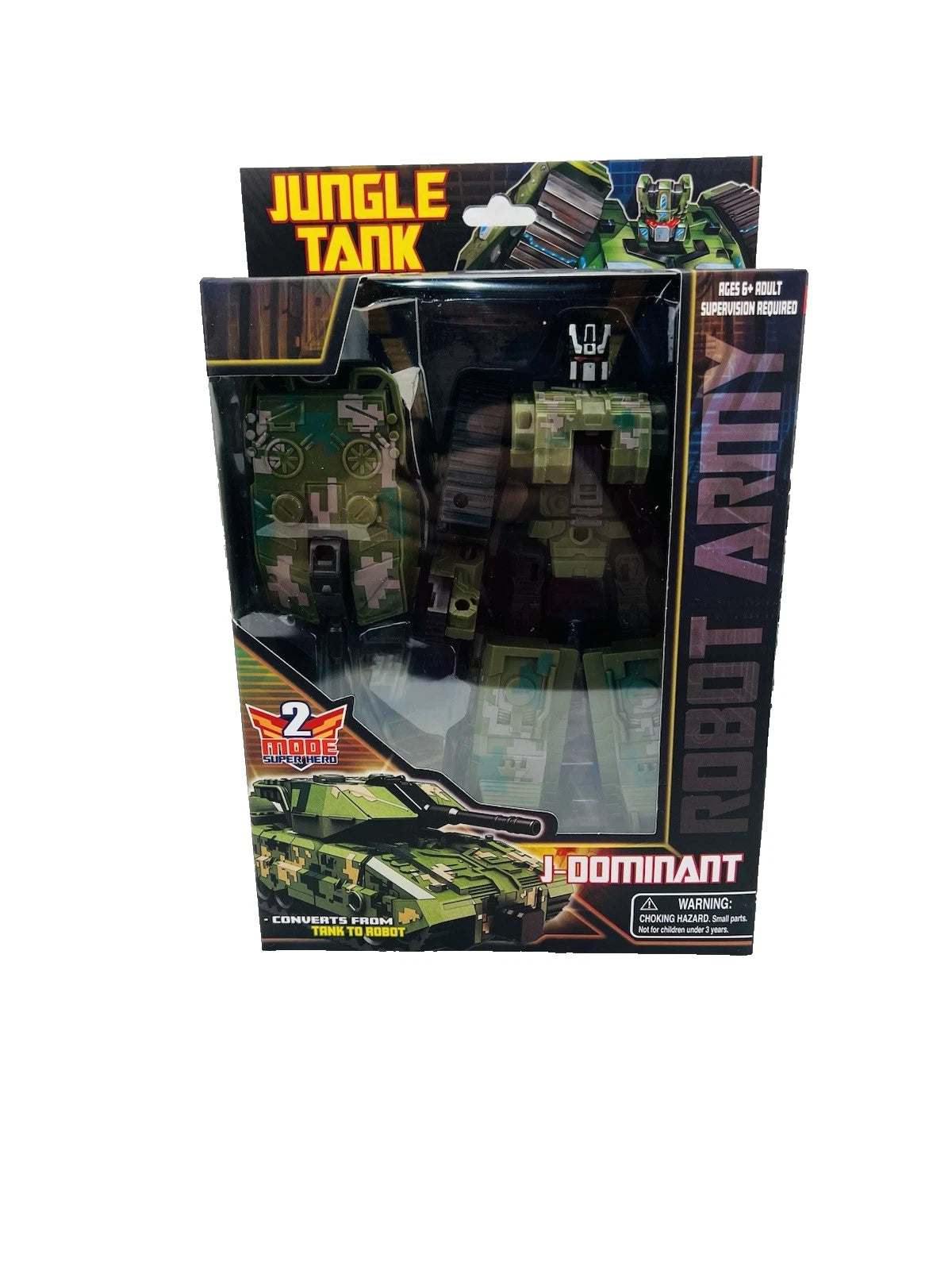 Robot Army Jungle Tank J-Dominant Transforming Figure 2 MODE SUPER HERO