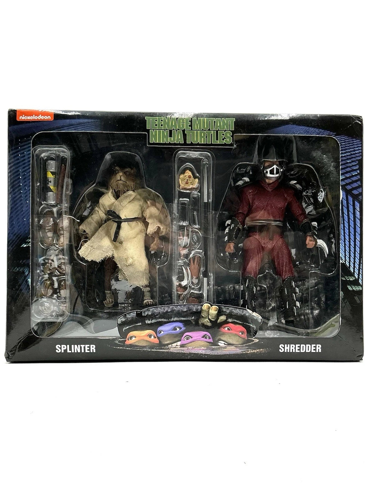 NECA Splinter and Shredder 2 pack Ninja Turtles