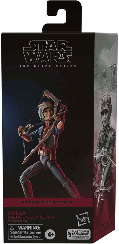 Hasbro - Star Wars: The Bad Batch - The Black Series - Omega (Mercenary Gear) Figure