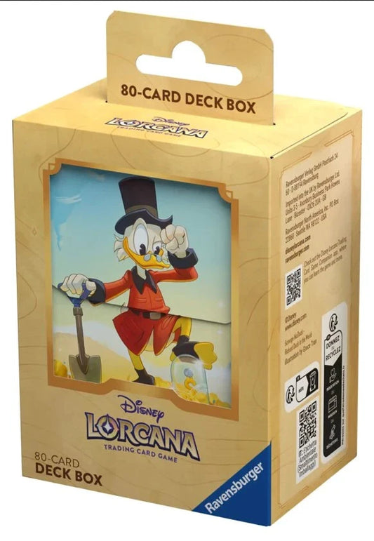 80 ct. Deck Box Scrooge McDuck Into the Inklands Disney Lorcana TCG