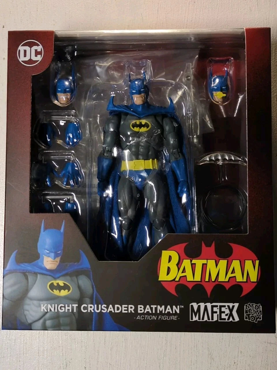 MAFEX No. 215 Knight Crusader Batman Medicom Toy Action Figure