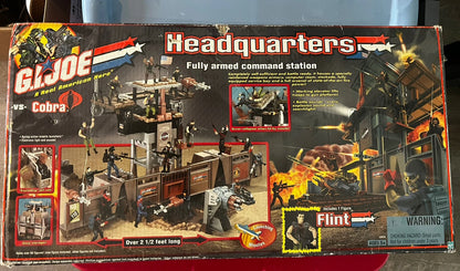 Hasbro GI Joe vs Cobra 3 3/4" Headquarters 2002 TRU Exclusive Flint - Brand New