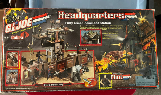 Hasbro GI Joe vs Cobra 3 3/4" Headquarters 2002 TRU Exclusive Flint - Brand New