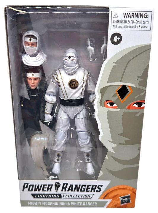Power Rangers Lightning Collection Ninja White Ranger Action Figure 2021 New