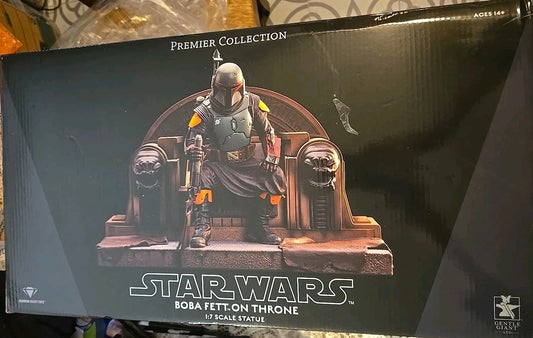Star Wars - Boba Fett on Throne Figure Statue (1:7 Scale, Limited Edition)