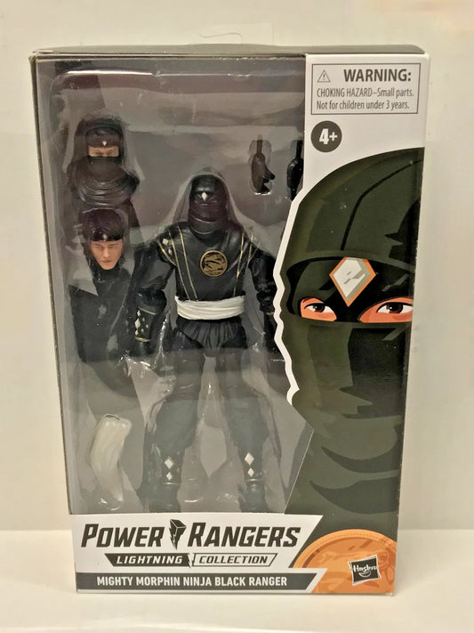 Power Rangers Lightning Collection Mighty Morphin Ninja Black Ranger (NISB)