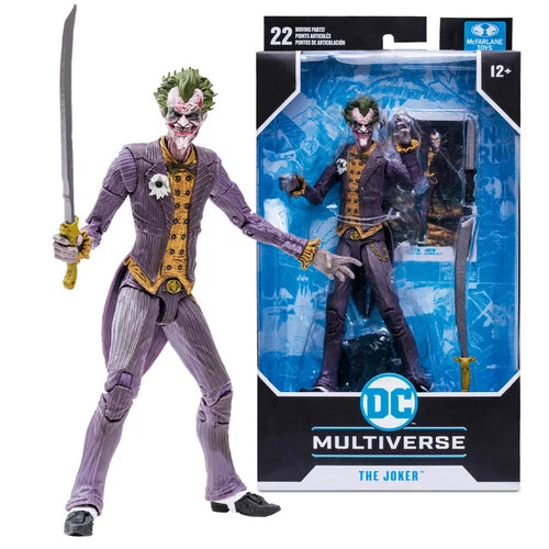 NEW DC GAMING THE JOKER INFECTED 7" FIGURE BATMAN: ARKHAM CITY DC MULTIVERSE TMP