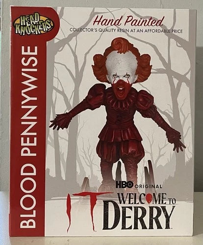 Neca Head Knockers It Welcome To Derry Blood Pennywise Hand Painted Resin Figure