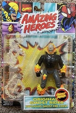 NEW 1997 Marvel Comics Amazing Heroes Ghost Rider Action Figure by Toy Biz MOC